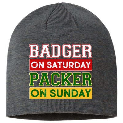 Badger On Saturday Packer On Sunday Sustainable Beanie