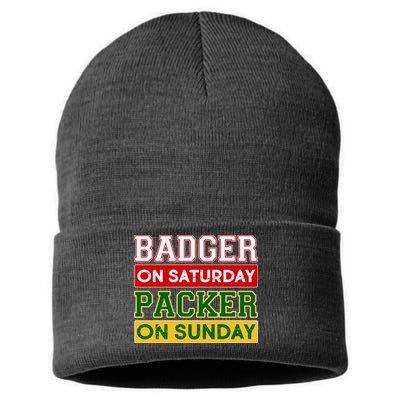 Badger On Saturday Packer On Sunday Sustainable Knit Beanie