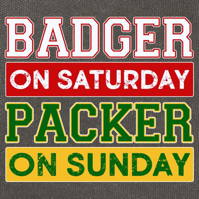 Badger On Saturday Packer On Sunday Cotton Canvas Backpack