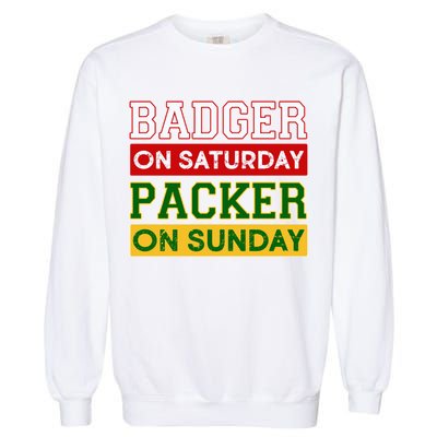 Badger On Saturday Packer On Sunday Garment-Dyed Sweatshirt