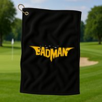 Badman Super Hero Golf Towel