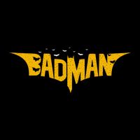 Badman Super Hero Cropped Pullover Crew