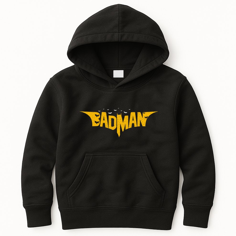 Badman Super Hero Kids Hoodie