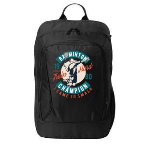 Badminton Champion Train Hard City Backpack