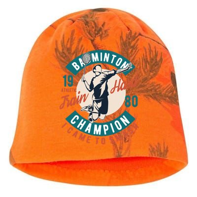 Badminton Champion Train Hard Kati - Camo Knit Beanie