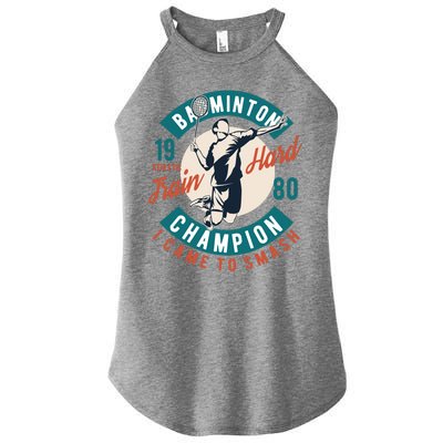 Badminton Champion Train Hard Women’s Perfect Tri Rocker Tank