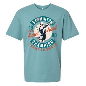 Badminton Champion Train Hard Sueded Cloud Jersey T-Shirt