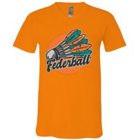 Badminton Vintage V-Neck T-Shirt