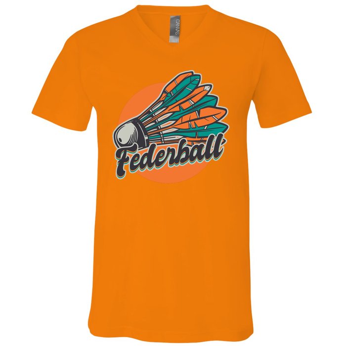 Badminton Vintage V-Neck T-Shirt