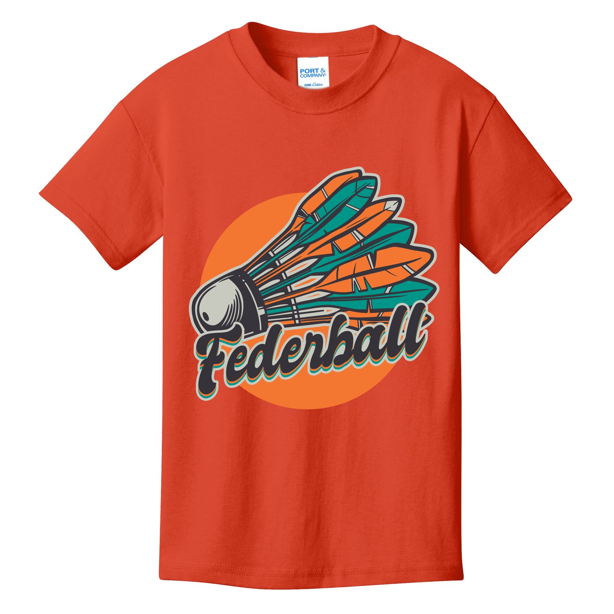 Badminton Vintage Kids T-Shirt
