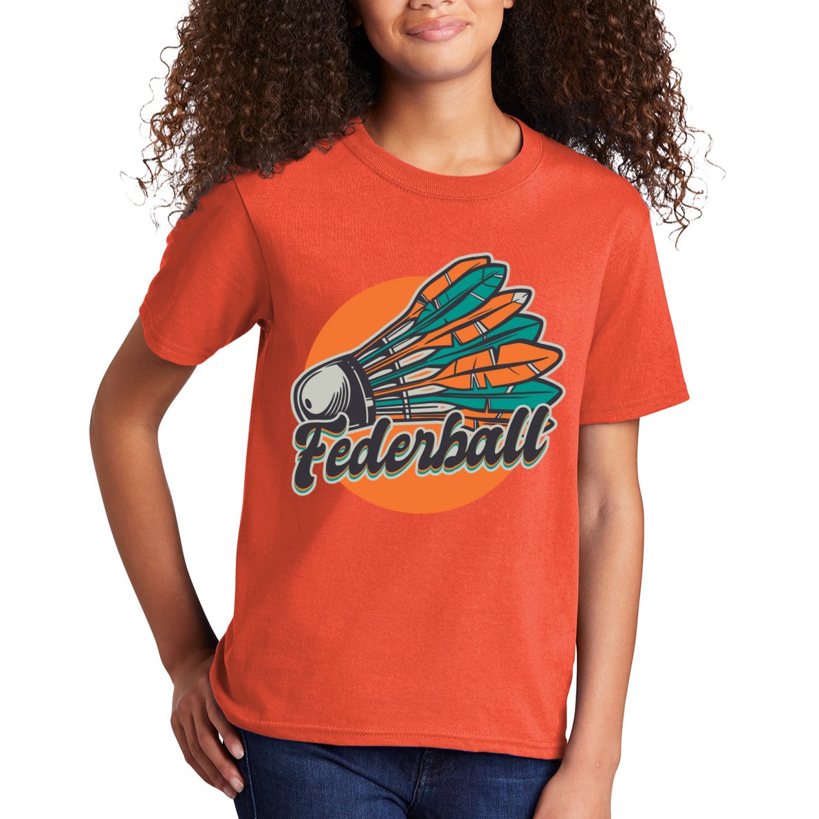Badminton Vintage Kids T-Shirt