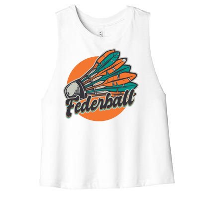 Badminton Vintage Women's Racerback Cropped Tank