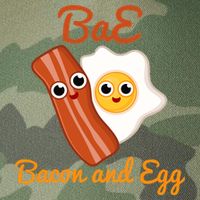 Bae Bacon And Eggs Funny Best Friends Legacy Tie Dye Trucker Hat