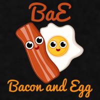 Bae Bacon And Eggs Funny Best Friends Ladies PosiCharge Tri-Blend Wicking Tank