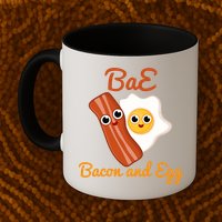 Bae Bacon And Eggs Funny Best Friends Mug