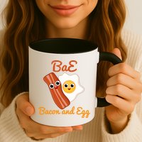 Bae Bacon And Eggs Funny Best Friends Mug