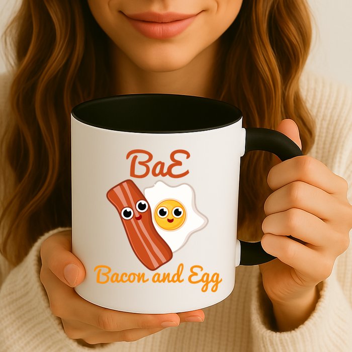 Bae Bacon And Eggs Funny Best Friends Mug