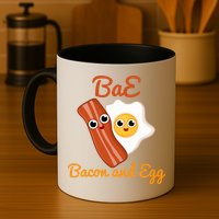 Bae Bacon And Eggs Funny Best Friends Mug