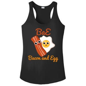 Bae Bacon And Eggs Funny Best Friends Ladies PosiCharge Competitor Racerback Tank