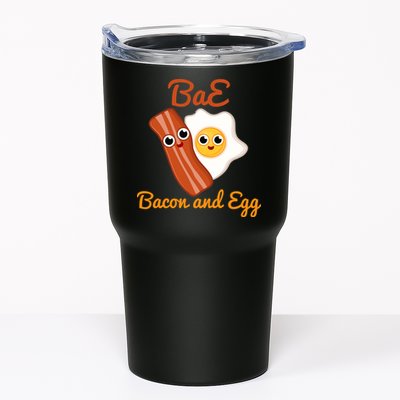 Bae Bacon And Eggs Funny Best Friends Tumbler
