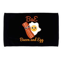 Bae Bacon And Eggs Funny Best Friends Microfiber Hand Towel