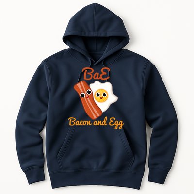 Bae Bacon And Eggs Funny Best Friends Hoodie