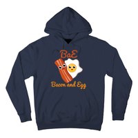 Bae Bacon And Eggs Funny Best Friends Hoodie