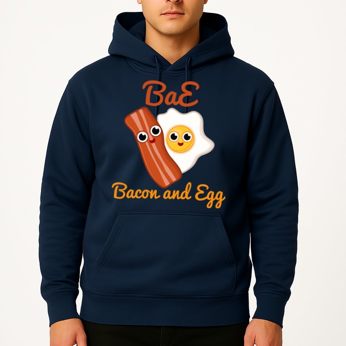 Bae Bacon And Eggs Funny Best Friends Hoodie