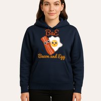 Bae Bacon And Eggs Funny Best Friends Hoodie