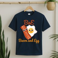 Bae Bacon And Eggs Funny Best Friends T-Shirt