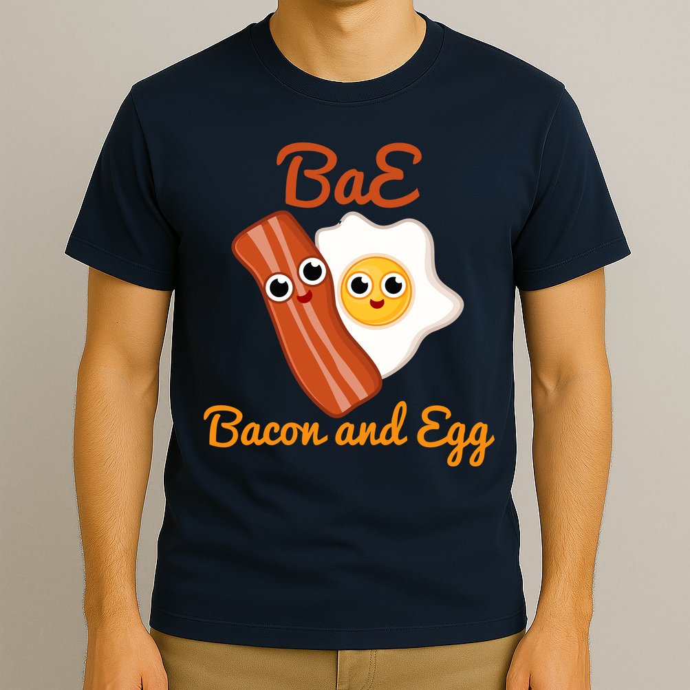 Bae Bacon And Eggs Funny Best Friends T-Shirt