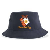 Bae Bacon And Eggs Funny Best Friends Sustainable Bucket Hat