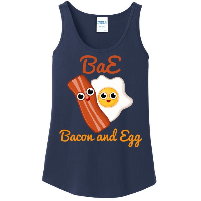 Bae Bacon And Eggs Funny Best Friends Ladies Essential Tank