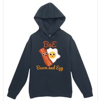 Bae Bacon And Eggs Funny Best Friends Urban Pullover Hoodie