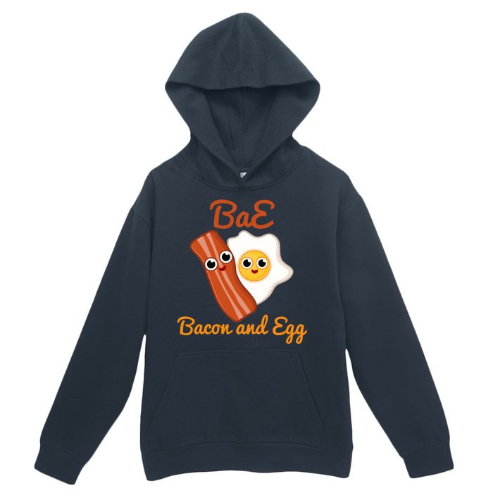 Bae Bacon And Eggs Funny Best Friends Urban Pullover Hoodie