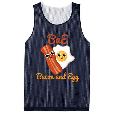 Bae Bacon And Eggs Funny Best Friends Mesh Reversible Basketball Jersey Tank