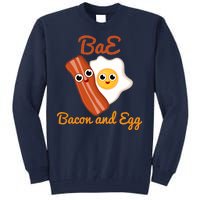 Bae Bacon And Eggs Funny Best Friends Tall Sweatshirt