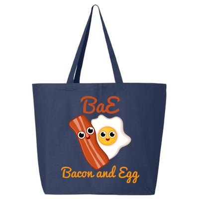 Bae Bacon And Eggs Funny Best Friends 25L Jumbo Tote