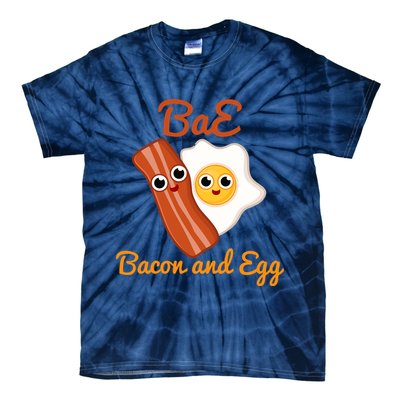 Bae Bacon And Eggs Funny Best Friends Tie-Dye T-Shirt