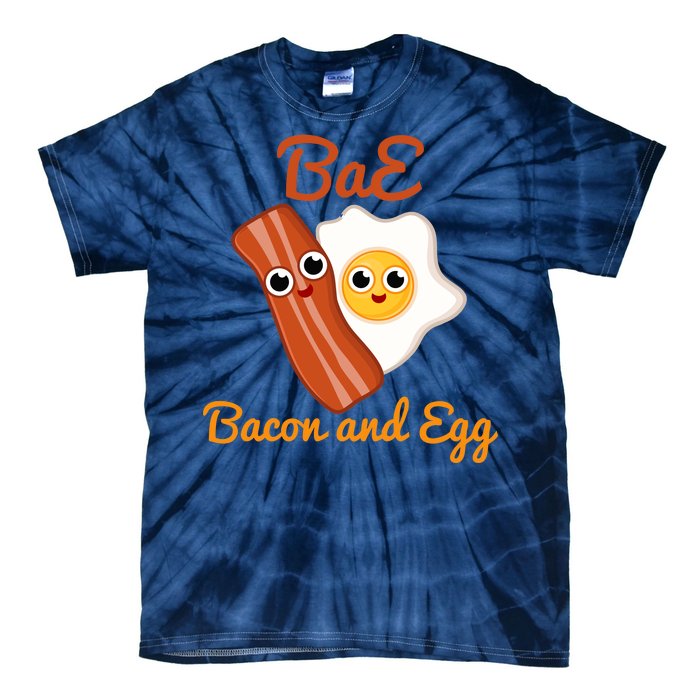 Bae Bacon And Eggs Funny Best Friends Tie-Dye T-Shirt