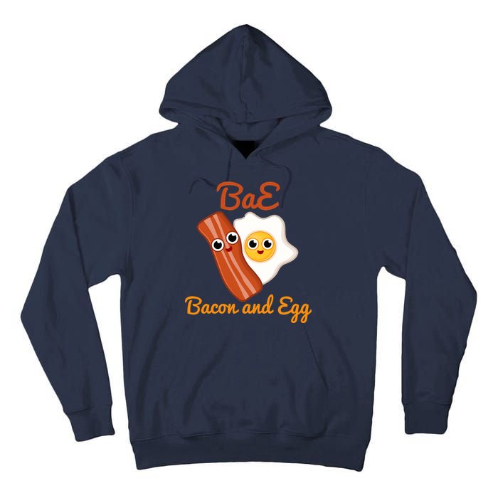 Bae Bacon And Eggs Funny Best Friends Tall Hoodie