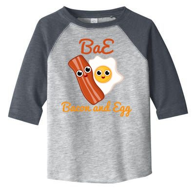 Bae Bacon And Eggs Funny Best Friends Toddler Fine Jersey T-Shirt