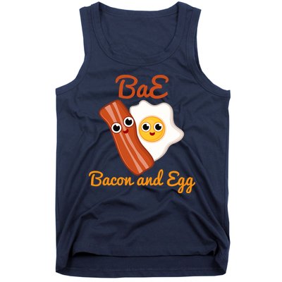 Bae Bacon And Eggs Funny Best Friends Tank Top