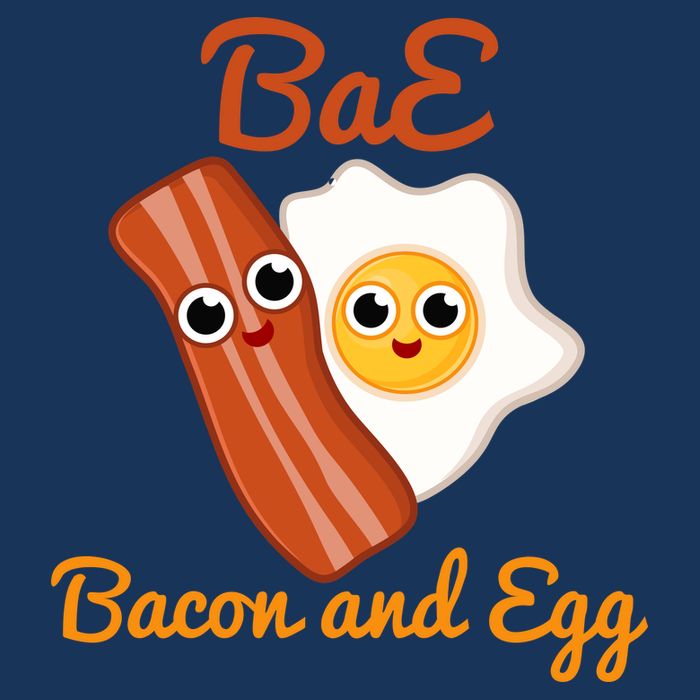 Bae Bacon And Eggs Funny Best Friends Tank Top