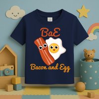 Bae Bacon And Eggs Funny Best Friends Toddler T-Shirt
