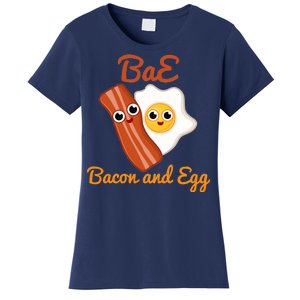 Bae Bacon And Eggs Funny Best Friends Women's T-Shirt