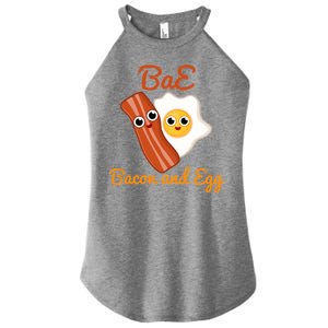 Bae Bacon And Eggs Funny Best Friends Women's Perfect Tri Rocker Tank