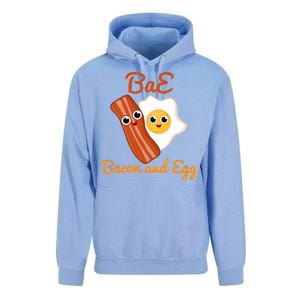 Bae Bacon And Eggs Funny Best Friends Unisex Surf Hoodie