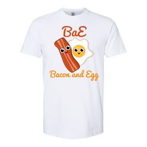 Bae Bacon And Eggs Funny Best Friends Softstyle CVC T-Shirt