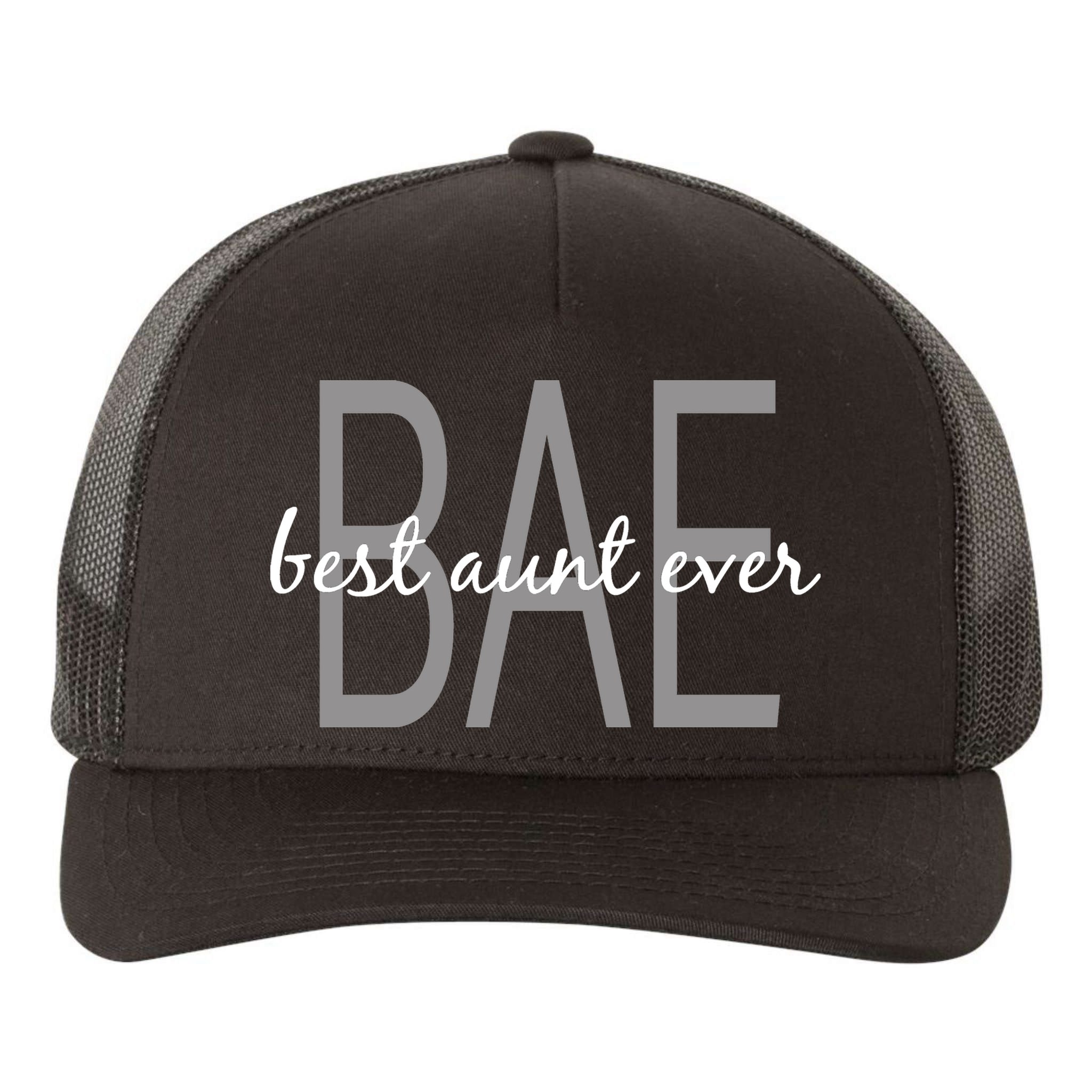 BAE Best Aunt Ever Yupoong Adult 5-Panel Trucker Hat
